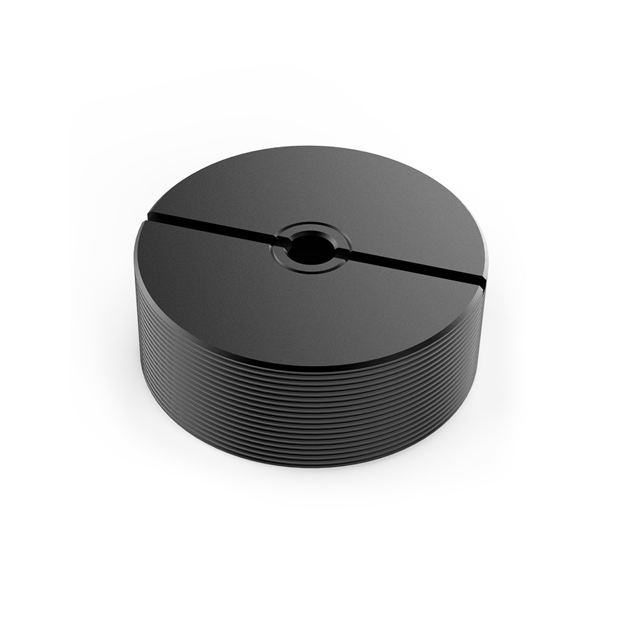 SM1外螺纹转小透镜转接件 安装镜片尺寸5mm 内螺纹M6x0.5