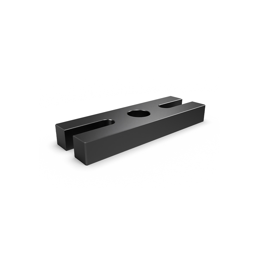 滑动基板 尺寸75x25mm 厚度9.5mm M6沉头孔
